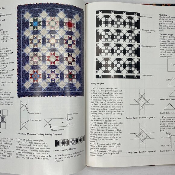Vintage 1992 Great American Quilts Sandra L O'Brien Hardcover Quilt Book Pattern - Picture 12 of 14